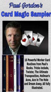 Paul Gordon\'s Card Magic Sampler e-book - 16 powerful workers.