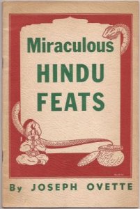 Joseph Ovette - Miraculous Hindu Feats