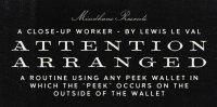Attention Arranged By Lewis Le Val
