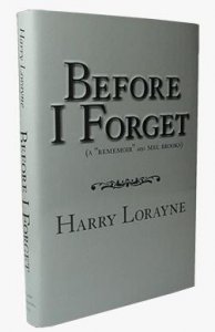 Before I Forget by Harry Lorayne