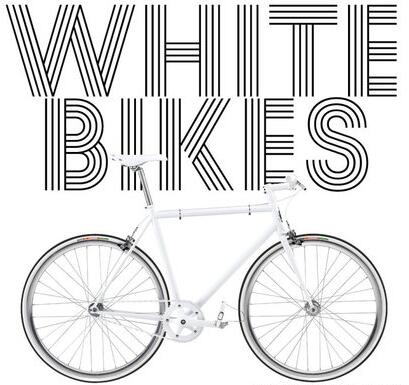 White Bikes by Paul Richards - Click Image to Close