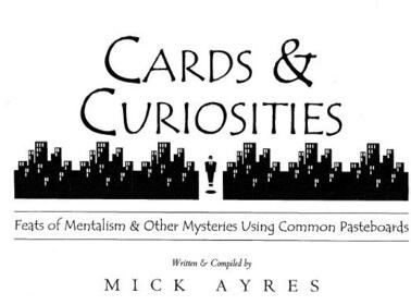 Cards & Curiosities by Mick Ayres - Click Image to Close