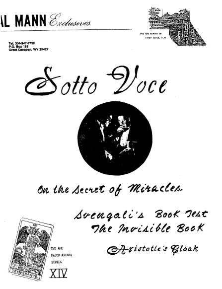 Sotto Voce by Al Mann - Click Image to Close