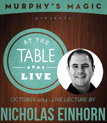 At the Table Live Lecture by Nicholas Einhorn - Click Image to Close